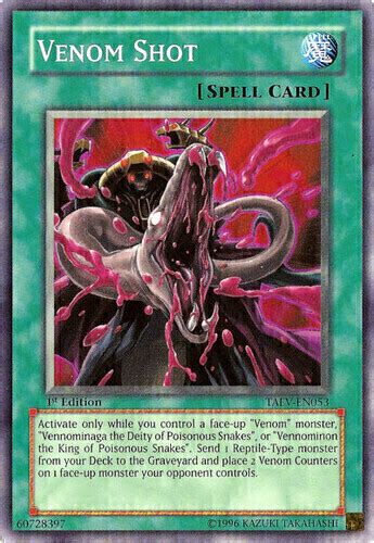 yugioh venom deck|Venom Shot .